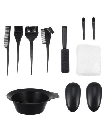 FRCOLOR Salon Dyeing Supplies color set Tint Mixing Bowl salon dyeing kit bowl coloring brush dye tool dye brush Dyeing Cape dressing pp mixed Hair Dye Coloring Kit
