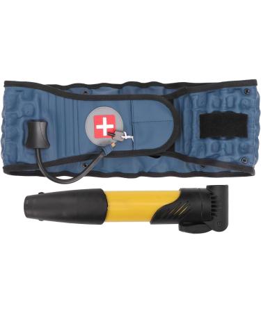 Inflatable Decompression Belt for Back Pain Relief | Professional Lumbar Support - Blue - Buy Online on GoSupps.com