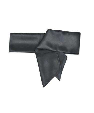 Satin Edge Laying Scarves for Wigs | Women's Grip Band Headband for Yoga Makeup & Sports - Black - Buy Online on GoSupps.com