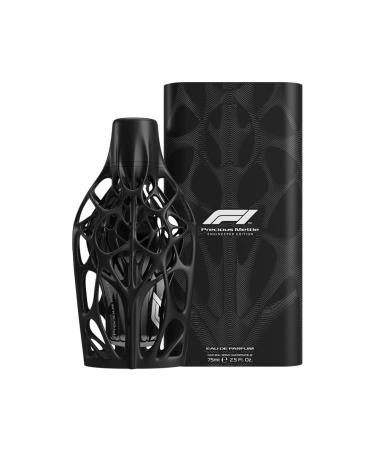 Formula 1 PRECIOUS METTLE Engineered Collection Perfume for Men A Woody Amber EDP Mens Cologne Unique Bottle Design with 3D Exoskeleton Racing Gift 2.5 Fl Oz