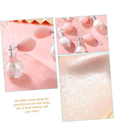 FOMIYES High Gloss Dusting Glitter Shimmer Eye Shadows Highlighter Powder Spray Flash Powder Miss Bulk 7.5x7cm White - Buy Online on GoSupps.com