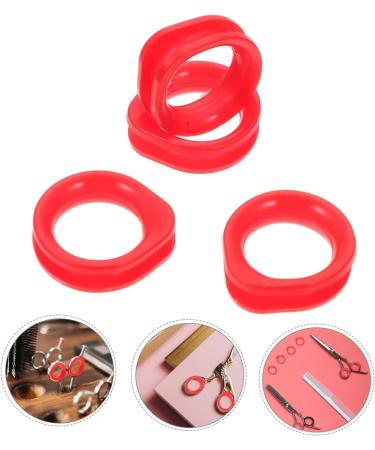 PopetPop Silicone Ring Scissors Accessories - 4-Piece Onion Cutter & Fabric Scissors with Finger Protection Clamping Blocks - Buy Online on GoSupps.com