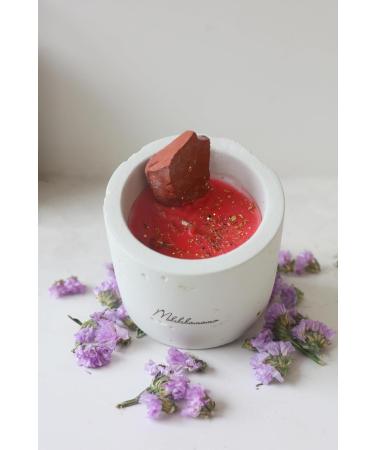 Healing Crystal Candle | Aromatherapy Calming Candle | Non-Toxic Soy Wax with Herbs & Crystals | Best Gifts for Women (Sun - Buy Online on GoSupps.com