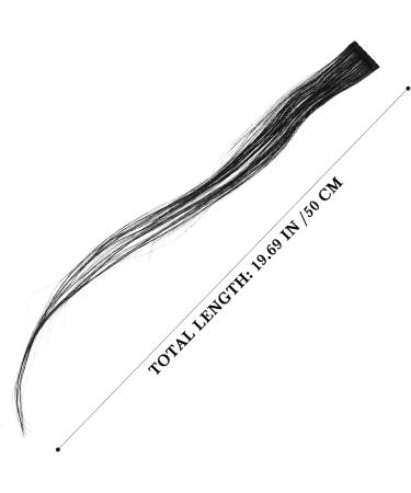 Minkissy Womens Wigs Hairpieces for Women Synthetic Hairpieces Human Hair Extensions Tape Black Tape Black Wigs Clip in Women's Hair Clips Black Human Hair Extensions Girl Miss Beaded Black size 1 - Buy Online on GoSupps.com