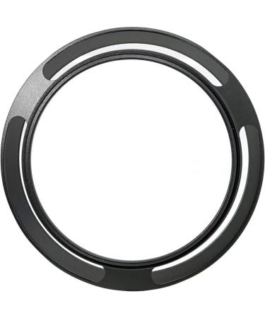 Fotasy 49mm Metal Curved Lens Hood - Vented & Screw-In Design for Fuji, Leica, Panasonic, Olympus, Sony Cameras - Buy Online on GoSupps.com