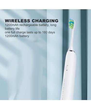 Smart Electric Toothbrush - 1200mAh 5 Modes 38000 VPM - Travel-Friendly (Black) | International Shipping Available - Buy Online on GoSupps.com