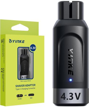 Yinke Type-C Shaver Adapter for Philips Norelco Oneblade - USB-C Electric Shaver Power Replacement Adapter - Buy Online on GoSupps.com