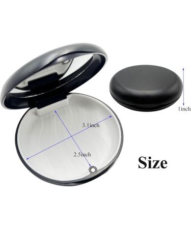 Orthodontic Retainer Case with Mirror - Aligner Case Box Black | Durable & Stylish 1 Piece - Buy Online on GoSupps.com