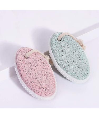 Heallily Pumice Stone for Feet - Exfoliating Dry Skin Remover - Foot Scrubber for Hands, Heels & Body - Pink - Buy Online on GoSupps.com