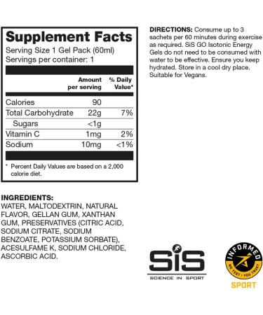 SCIENCE IN SPORT Isotonic Energy Gels  22g Fast Acting Carbohydrates  Performance & Endurance Sport Nutrition for Athletes  Energy Gels for Running  Cycling  Triathlon  Orange - 2 oz - 30 Pack - Buy Online on GoSupps.com
