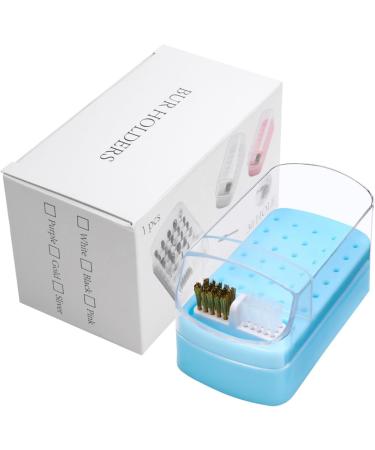 2 in 1 Nail Drill Bits Holder Nail Drill Bits Cleaning Brush Case 30 Holes Nail Art Drill Bits Stand Display Storage Box Nail Drill Bit Organizer Foot Care Home Use - Buy Online on GoSupps.com