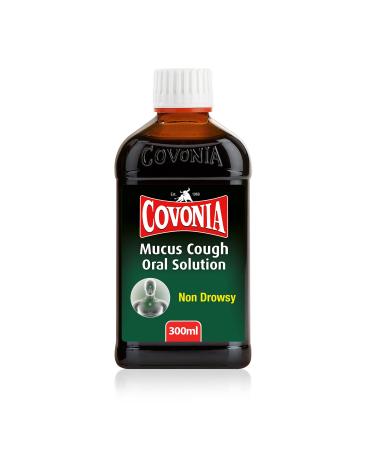 Covonia Mucus Cough Oral Solution 300ml effective relief from troublesome mucus coughs 300 ml (Pack of 1)