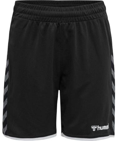 hummel Poly Shorts Hmlauthentic for Kids | Lightweight Quick-Drying Size 10 Years - Black/White | International Shipping Available - Buy Online on GoSupps.com