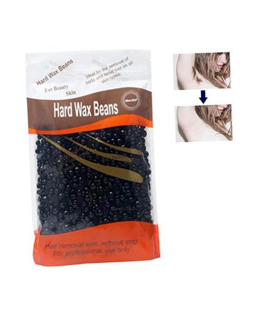 Dressoos Barber Hard Wax Beans for Sensitive Skin - Medium Black Pearl Depilatory Wax for Facial Hair Removal - Buy Online on GoSupps.com