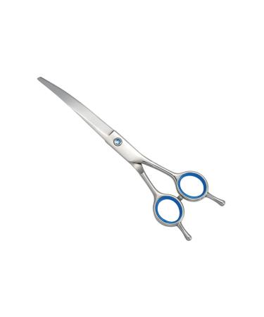 Mangostyle Cat Dog Curved Scissors, Stainless Steel Pet Grooming Shears Down Curved