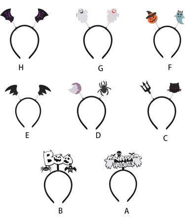 hgnxa Classical Halloween Headband Pumpkin Wing Hair Hoop Headdress Decorative Hair Accs for Day of the Dead ostume - Buy Online on GoSupps.com