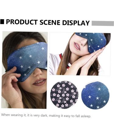 GLEAVI 3Pcs Elastic Band Sleep Eye Mask Set for Men and Women - Peach Skin Goggles with Cartoon Design for Ultimate Comfort and Restful Sleep - Buy Online on GoSupps.com