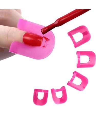 26pcs JIAMIAN Nail Polish Stencil & Cuticle Guard Set | Gel Nail Tips Forms | Anti-Spill Holder Clip Cap - Buy Online on GoSupps.com