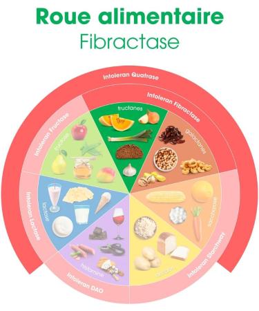 Intoleran Fibractase Forte Enzymes digestives - 108 g lules | Compl ment alimentaire pour l'intol rance au fructane et au galactane | Facilite la digestion des glucides des oignons des l gumineuses - Buy Online on GoSupps.com