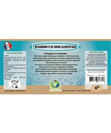 Food grade baking soda bucket 10L 10kg - Buy Online on GoSupps.com