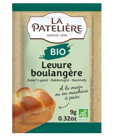 LA PATELIERE Organic Bakery Yeast 3 Sachets of 9 g