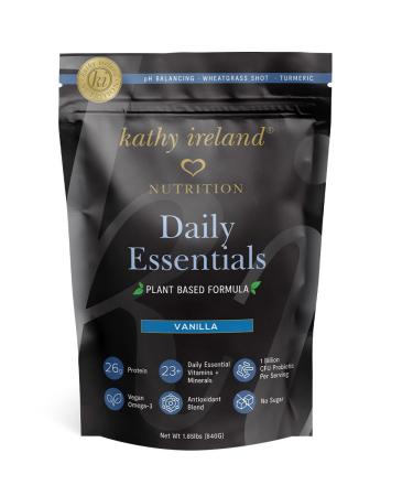 Kathy Ireland Daily Essentials Plant Based Protein Powder Mix (1.85 Vanilla)