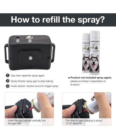Anti Bark Collar for Dogs Citronella Dog Bark Collar to Stop Barking Rechargeable Anti Barking Dog Collars with 2 Straps Stop Dog Barking Collar No Bark Collar Safe for Small Medium Large Dogs Black - Buy Online on GoSupps.com