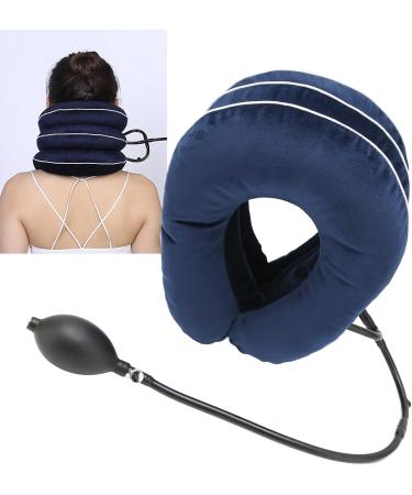 Buy Adjustable Inflatable Neck Traction Device - Effective 3-Layer Support Pillow for Pain Relief - Buy Online on GoSupps.com
