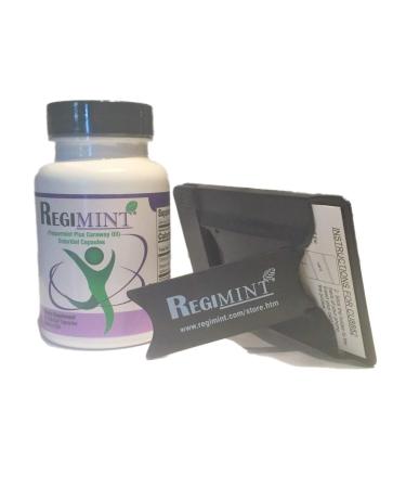 REGIMINT Peppermint Oil & Caraway Oil Enteric-Coated Capsule for IBS: Includes Accessary