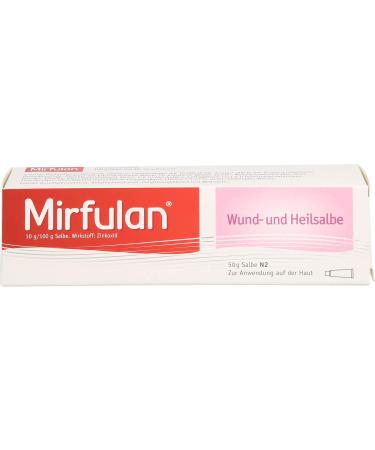 Mirfulan wound and healing ointment with proven formula for miracles irritated & itchy skin i accelerates wound healing promotes regeneration process I wound ointment with zinc oxide for adults & children 50 g (1 Pack)