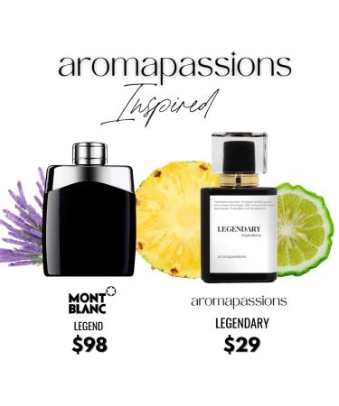 LEGENDARY | Inspired by Montblanc LEGEND | Pheromone Perfume for Men | Extrait De Parfum | Long Lasting Dupe Clone Essential Oils Fragrance | Perfume De Hombre | (30 ml / 1 Fl Oz) 1 Fl Oz (Pack of 1) - Buy Online on GoSupps.com