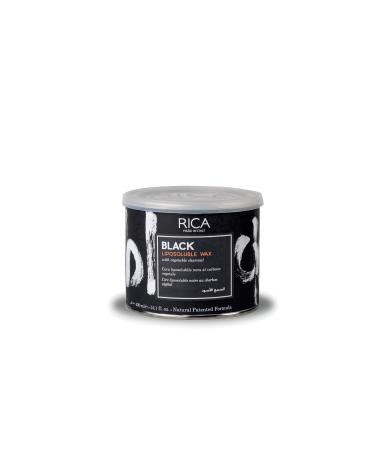 RICA Warmwachs BLACK Bo te de cire d pilatoire pour les jambes 400 ml