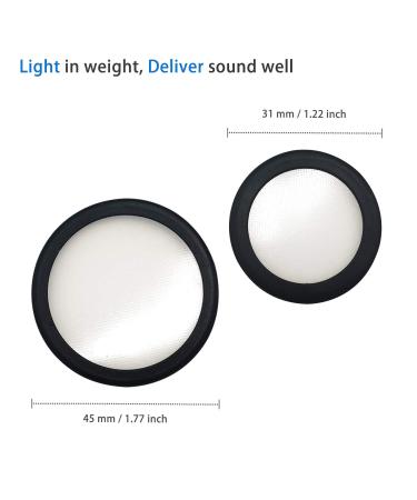 2 Pcs Stethoscope Replacement Parts Adult and Pediatric Replacement Diaphragm and 1 Name Tag 2 Pair Silicone Stethoscope Ear Tips Accessories for Stethoscope - Buy Online on GoSupps.com
