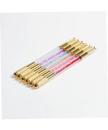 OHPHCALL Embroidery Pencil Eyebrow Pencil Double Sided Manual Pen Microblading Eyebrow Pen Pink Aluminum - Buy Online on GoSupps.com
