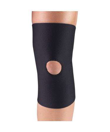 OTC Knee Support Open Patella Neoprene Black Medium