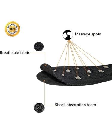 Magnetic Massage Insoles for Pain Relief | Acupressure Shoe Inserts for Men & Women - 10.2 x 3.3 Inch - Buy Online on GoSupps.com