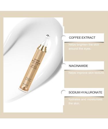 Serum Creme Yeux La Caf ine Cr me Contour Des Yeux De 20 Ml contour des yeuxCr me Anti Cernes Et Poches Serum Yeux Boule De Massage 360 limine Efficacement Les Rides unisexe (4PC) - Buy Online on GoSupps.com