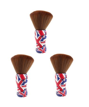 Minkissy 3st hair cleaning brush manual shaving brushes hairbrush cleaner salon Salon shaving brush accessories for beard care gift brushes for men fiber wool man hairdressing tool gently