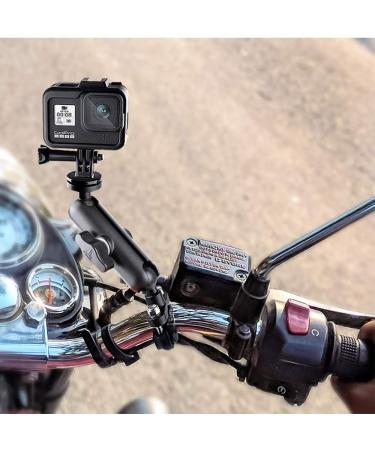 RUIGPRO 360 Motorcycle Bike Camera Holder Handlebar Mount for GoPro Action Cameras - Buy Online on GoSupps.com