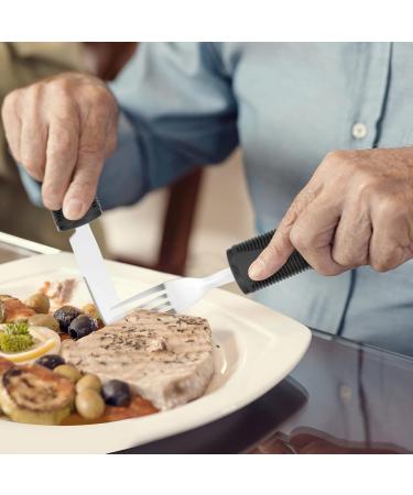 Hemoton Adaptive Utensils Set - Easy Grip Cutlery for Seniors & Disabled | Slipproof & Comfortable Dining Help for Hand Tremors - Buy Online on GoSupps.com