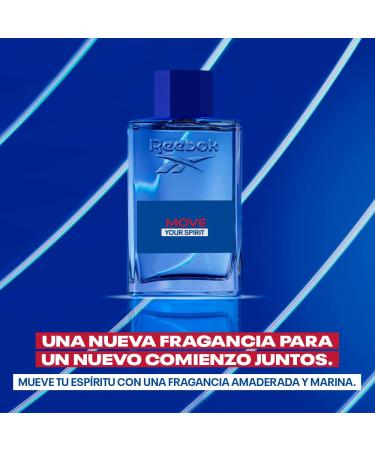 Reebok Move Your Spirit for Men - 3.4 oz EDT Spray - Buy Online on GoSupps.com