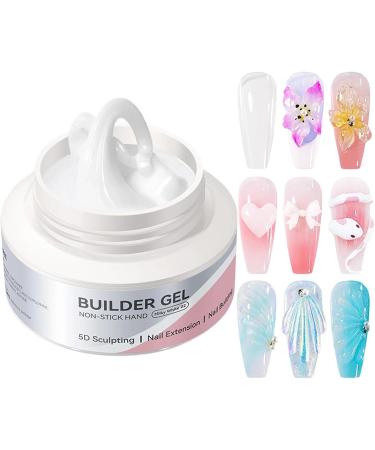 Yulokdwi 3D Nail Gel - 60ml Solid Gel for Nail Sculpting - Non-Sticky Manicure Design Creator for Women Modeling Sculpting Extensions and Painting Art - Buy Online on GoSupps.com