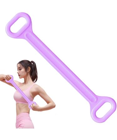 Figure 8 Fitness Resistance Band | Portable High Strength Exercise Bands Soft and Comfortable Elastic Ropes for Women Girlfriend Mother Wife Purple - Buy Online on GoSupps.com
