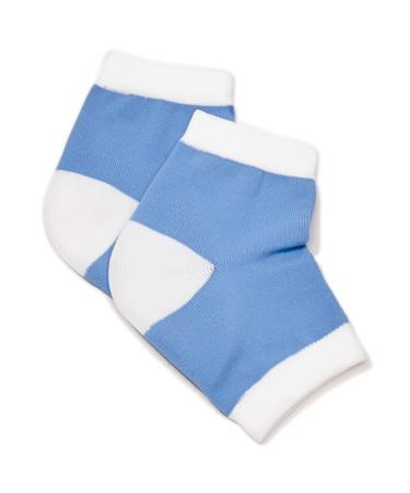 NatraCure Intensive Moisturizing Gel Heel Sleeves (1325-M CAT) 1 Pair - Blue Heel Sleeve