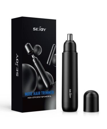 Sejoy Nose and Ear Hair Trimmer Electric Painless Nose Hair Removal Clipper for Men and Women Black Black(standard) - Buy Online on GoSupps.com