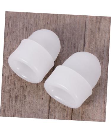 White Gel Toe Protectors - Pair of Eversion Shoe Caps for Blisters & Foot Protection - Buy Online on GoSupps.com