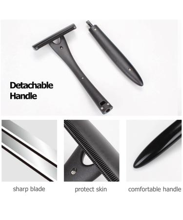 Men's DIY Body Shaver: Curved Head, Long Handle, 25c Razor Replacement - Say Goodbye to Embarrassing Back Hair! - Buy Online on GoSupps.com