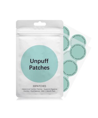 BATUREL Abdominal Comfort Patches Gentle Plant-Based Formula Soothes Abdominal Discomfort Easy-to-Use 1 Month Supply 30 Count