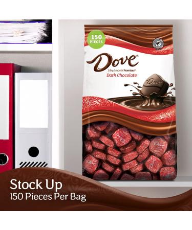 Dove Promises Dark Chocolate Candy 43.07oz 150-Piece Bag - Indulge in Rich Dark Chocolate - Buy Online on GoSupps.com