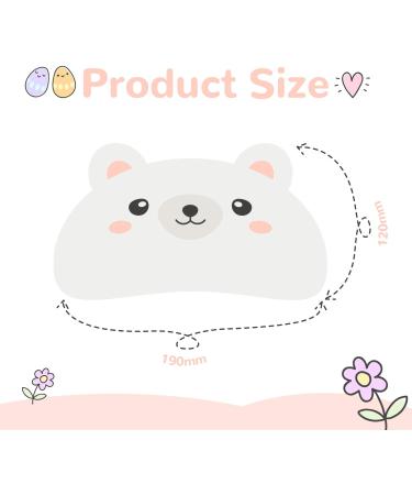 Buy H Homewins Plush & Silk Sleep Mask - Ultra-Light Eye-Blocking Party Mask for Women (Polar Bear) - International Shipping Available - Buy Online on GoSupps.com